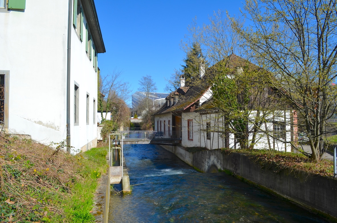 Dr Dalbe-Dyych - Mühle beim St. Jakob, Basel